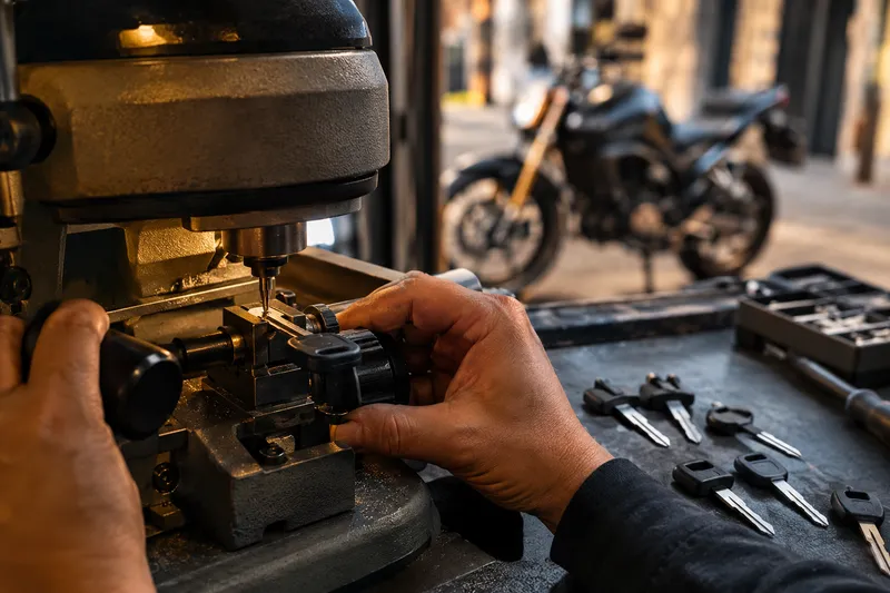 Confecção e cópia de chave de moto a domicílio por chaveiro 24h em SP